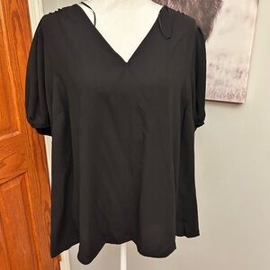 LC Lauren Conrad Black Blouse